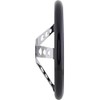 Speedway Classic 13 Inch Black Steering Wheel | Smooth Cushion