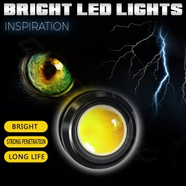 CHUSYYRAY NEW yellow Eagle Eye Daytime Running DRL Backup Light Car Rock Lamp DC 12V 23mm