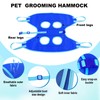 HIGO Dog Grooming Hammock - Breathable Pet Grooming Set for