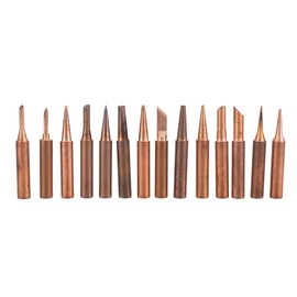 14Pcs Soldering Tip Pure Copper Electric Welding Head Manual Solder Station Accessories