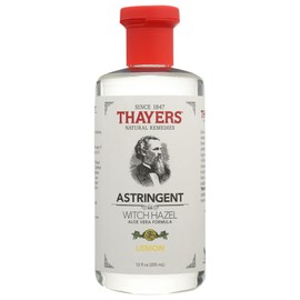 Thayer's Lemon Witch Hazel Astringent with Aloe Vera, 12 Ounce Packaging May Vary