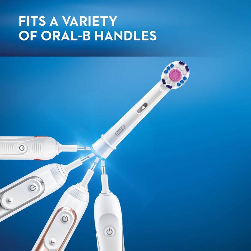 Oral-B 3D White Electric Toothbrush Replacement Brush Heads Refill, 3