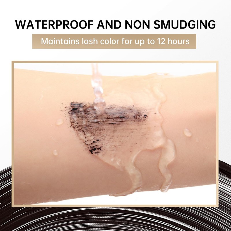 CATKIN Mascara, Mascara Waterproof Black for Length and Volume, with