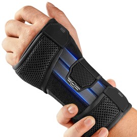 FREETOO Handgelenkstütze mit 3 Metallschiene zur Karpaltunnelsyndrom, Komfort Handgelenk Bandagen mit Weiche Polster für Frauen Männer,Handgelenkschiene für Tendinitis,Arthritis,Verstauchungserholung