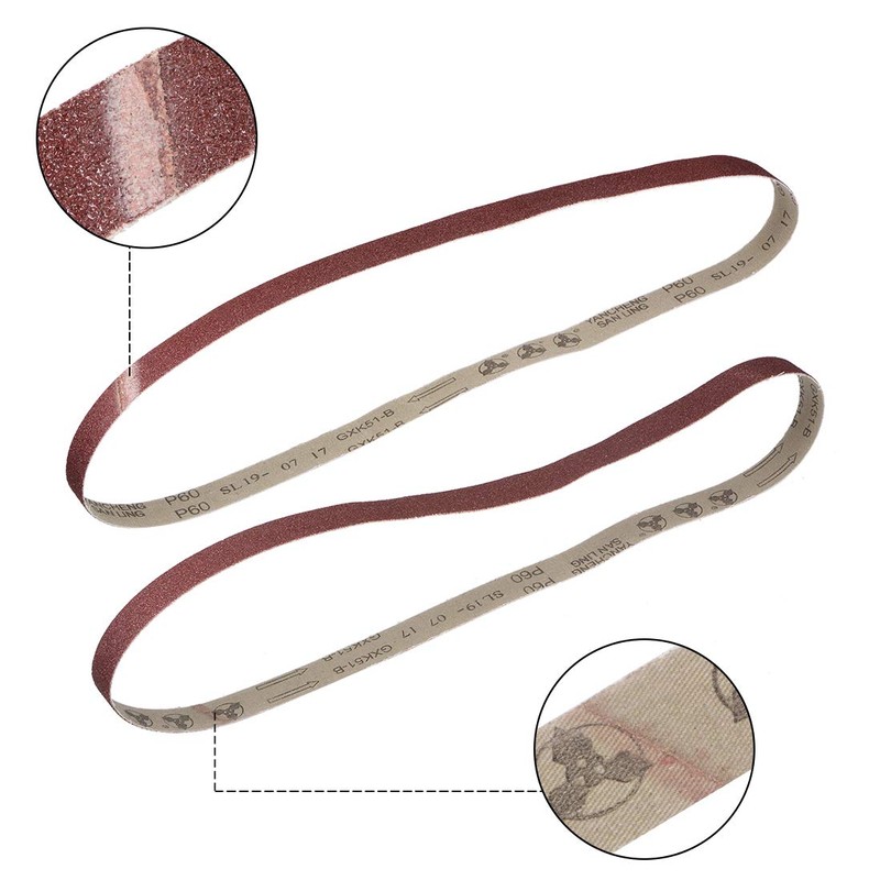 sourcing map 1-inch X 42-inch(25mm X 1065mm) Sanding Belt 60