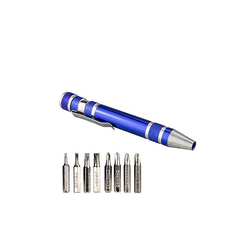TEMLUM 8-in-1 Pen Screwdriver Precision Screwdriver Set, Mini Screwdriver Set,