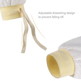 Newborn Baby Mittens No Scratch Mittens 3 Pair, Infant Toddler Boys Girls Soft Adjustable Anti Scratch Cotton Gloves Mittens for Baby Care