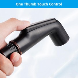 Hygie Rinse Kitchen Sink Side Sprayer Head Replacement Universal Sink Sprayer Attachment Compatible with Delta, Moen, Kohler OEM Brand, Kitchen Sink Faucet Sprayer Head, Oil Rubbed Bronze