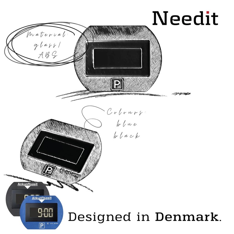 Electronic Digital Timer Clock With Certification (Black)