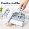 Mini Desktop Dustpan & Brush Set – Compact Plastic Cleaning