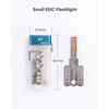 RovyVon E7 EDC Flashlight USB C Rechargeable, 95+ High CRI,