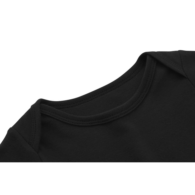 Biniduckling Baby Girls' Body 3-Pack Long-Sleeved Plain -