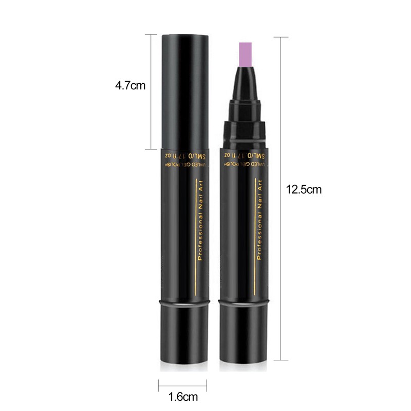Gel Nail Polish Pen 6pcs One Step Nail Gel Pen