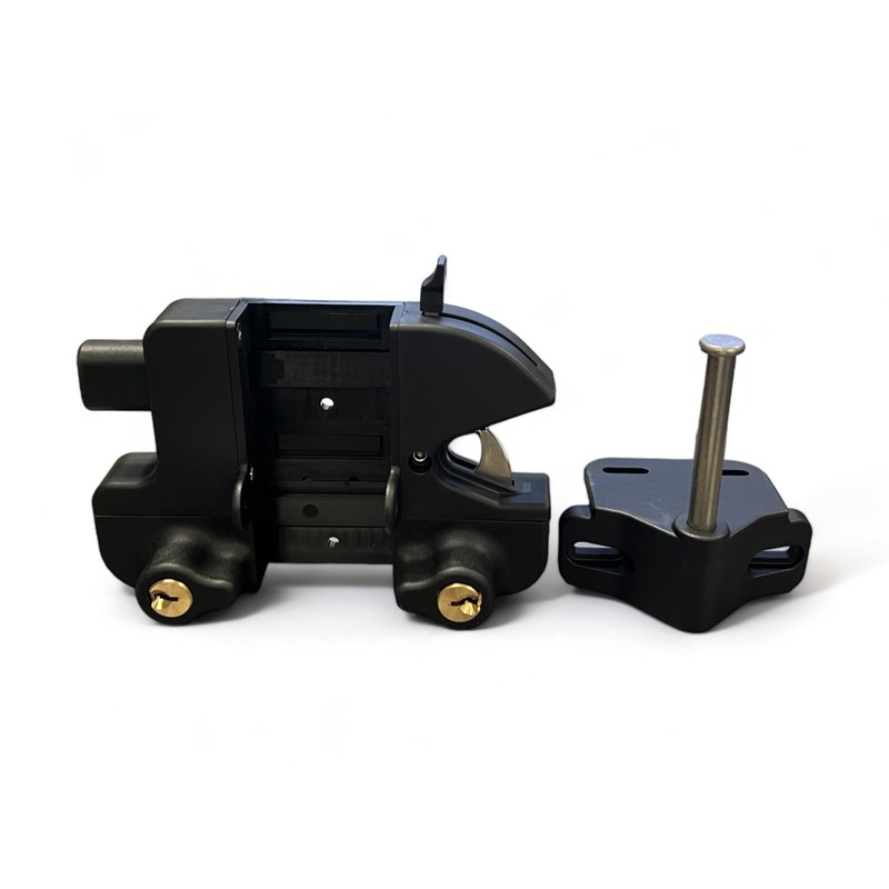 Nationwide Industries Traverse Gate Latch for 2"" Posts, Black