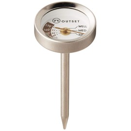 Outset F804 Steak Thermometers, Metallic