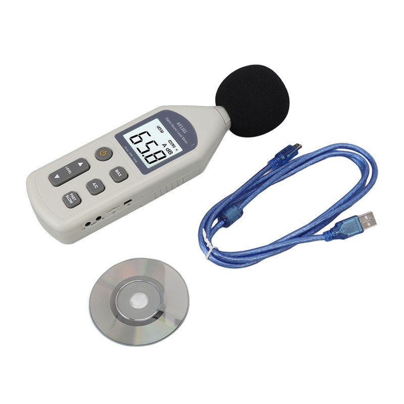 Decibel Meter High Accuracy LCD Screen 30 to 130dBA 5V
