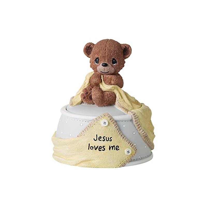 Precious Moments 223402 Jesus Loves Me Resin Keepsake Box