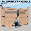 18" Heavy Duty Cane Bolt Gate Drop Rod Extra Thick