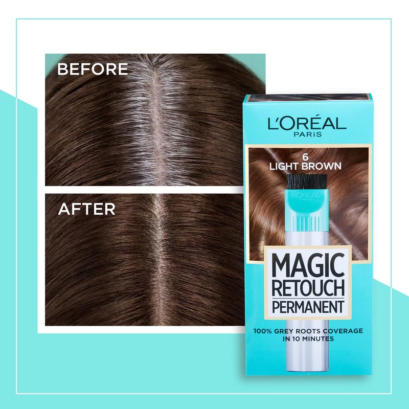 L'Oreal Paris Magic Retouch Permanent Root Concealer, Touching Up Grey