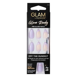 Manicare Glam Ready by Manicare Pre-Glued Nails (Off the Runway) X 30