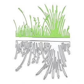 Grass Frame Metal Die Cuts, Grass Frame Metal Cutting Dies Cut Stencils Card Paper Craft DIY Template Metal Cutting Dies Album Embossing Paper Dies for Card Making Scrapbooking
