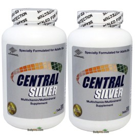 2 x NuHealth Complete Central Silver Senior Multivitamin 300 Tablets