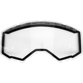 FLY Racing Youth Goggle Replacement Dual Lens With Vents (Clear, Fits Zone Pro, Zone and Focus Models)