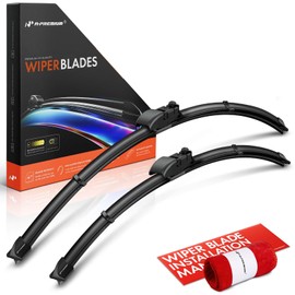 A-Premium Pack of 2 Front Windshield Wiper Blades with Wear Indicator & Towel - Compatible with Toyota Mirai 2016-2020 - 26" and 20", Gen2V5 Connector, Left and Right