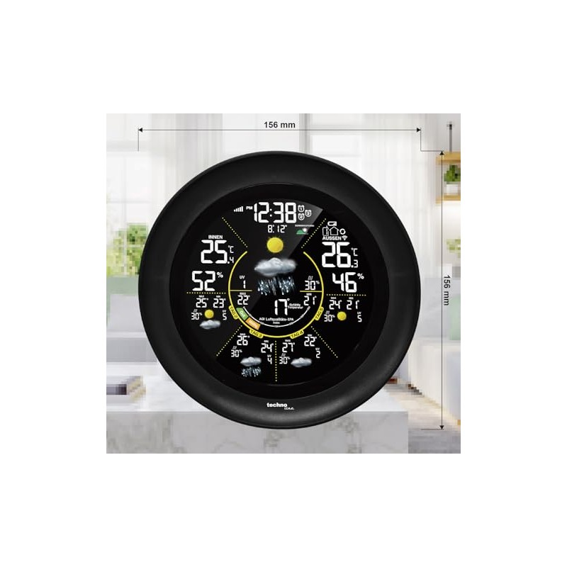 techno line WD 3040 WLAN Weather Station with Outdoor Sensor,