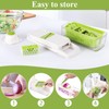 Slicer Julienne Vegetable Slicer Set Multi-function Grater (White)