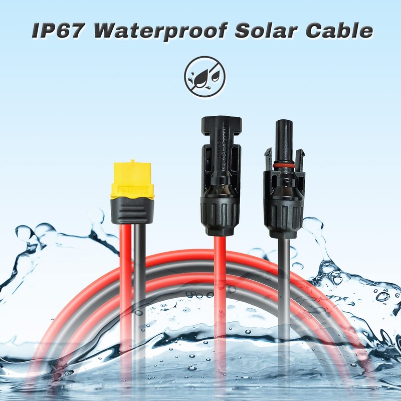 Solar Charging Cable Solar Cable 0.6 m / 3 m,