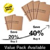 Urby Left Handed Notebooks College Ruled, 160 Pages 1 Subject,