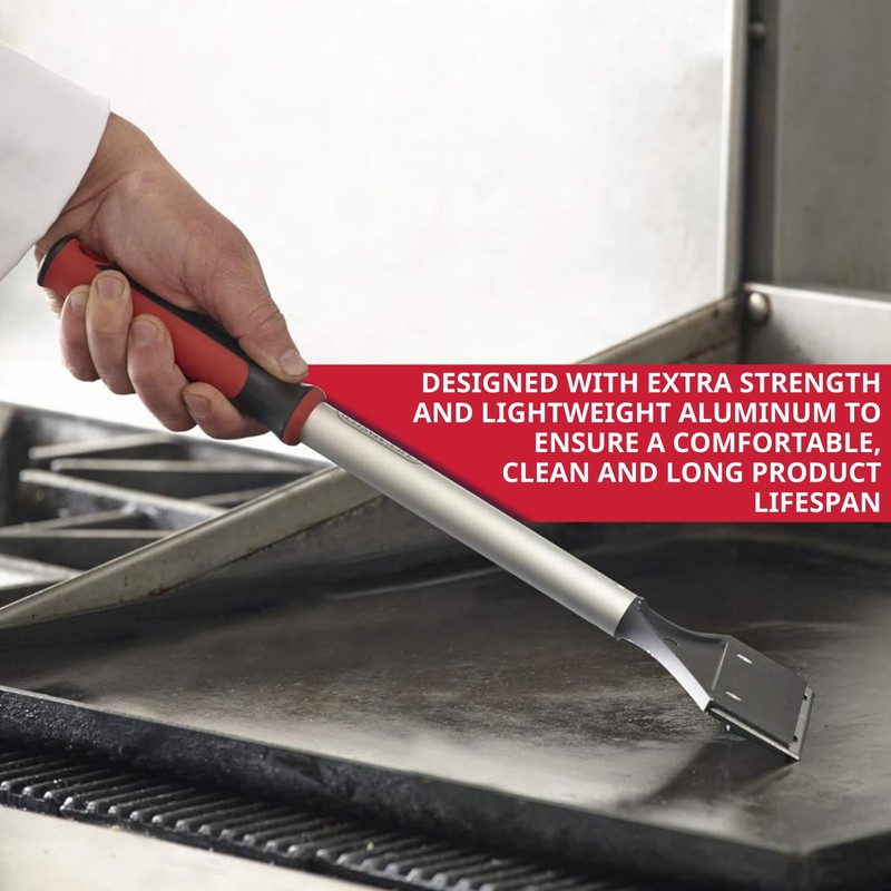 Heavy Duty Griddle Scraper for Flat Top Grills – 15.5”