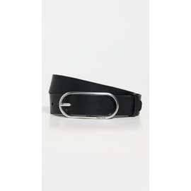 rag & bone Women's Rounded Rebound Belt, Black, XS