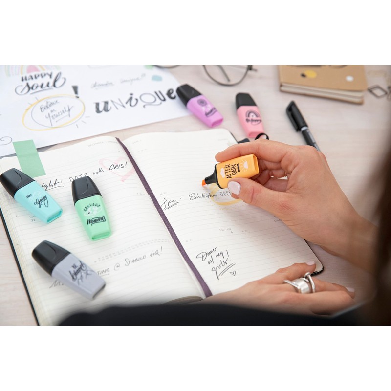 Textmarker STABILO Boss Mini Pastellove 2.0 – Einzelstift – Rosiges