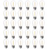 FLSNT 30 Pack LED S14 Replacement Bulbs for String Light,