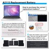 Bituoer A2113 A2141 Laptop Battery Compatible with MacBook Pro 16-inch