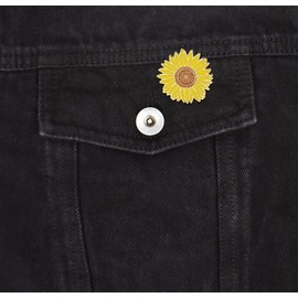 Clayton Jewelry Labs Sunflower Hard Enamel Pin (Gold)