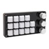 Programmable Keypad 14 Keys 3 Knobs Blue Switch Mechanical Hot