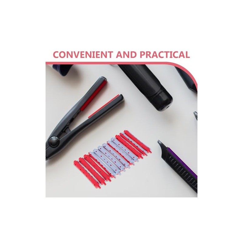 12 Piezas Varillas de Ondas Frías PP para Rizar Cabello