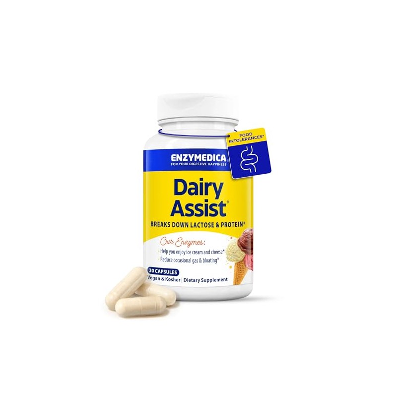 Enzymedica Dairyassist Cápsulas