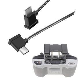 Hanatora 11.8 Inch USB C to USBC RC-N3/N2/N1/N1C Remote Controller Cable for DJI Flip,Neo,Mavic 3,Air 3S/3/2/2S,Mini 4K/2 SE/3/4 Pro,Nylon 1FT Tablet RC Data Cord Accessories(Type C Connector)