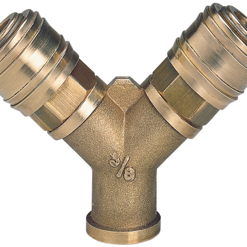 Einhell Verteiler, 2 Schnellk, R3 / 8 F -. Accessory