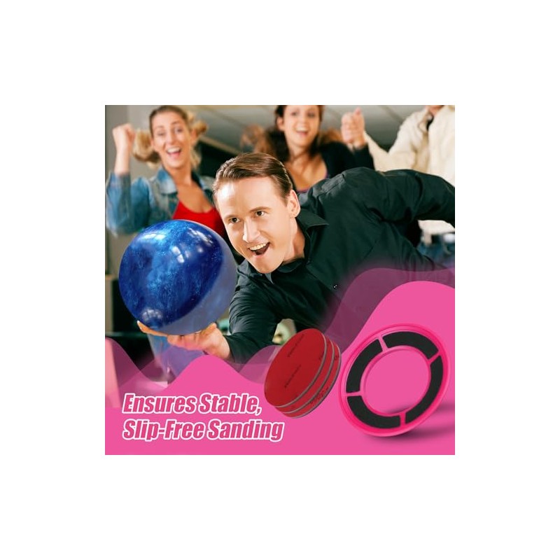 Universal Sanding Pad Holder for Bowling Balls – Comes with