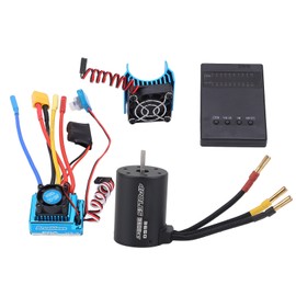 3650 3600KV Brushless Motor Professional Combo Motor ESC Combo with 4mm Banana Connector for 1/10 1/8 RC Car