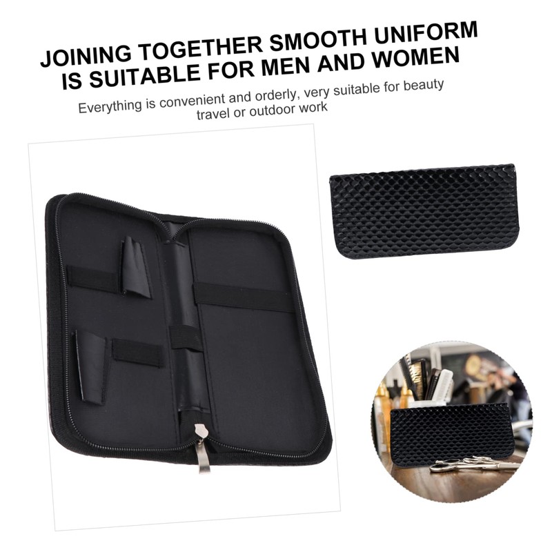 Healeved Scissor Organizer Bag Hair Cutting Scissor Case Barber Scissors