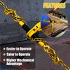 Ratchet Chain Binders 3/8" - 1/2" (2 Pack) | Adjustable