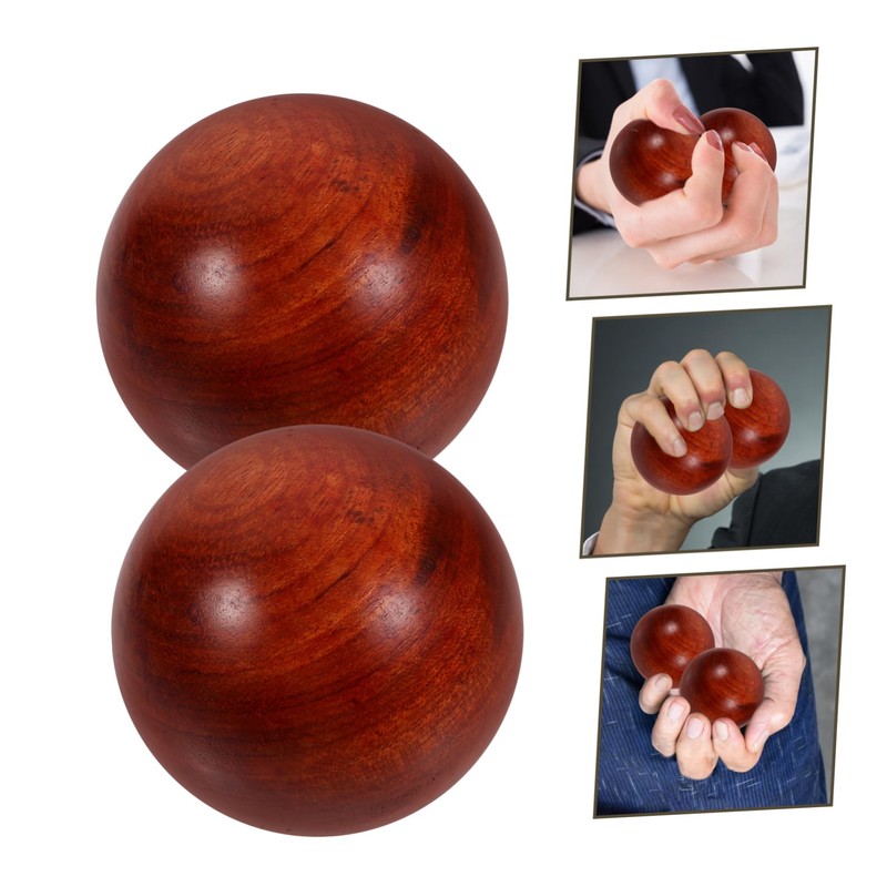 Healeved 5cm Wooden Pilates Ball Set Fitness Ball Muscle Stretching
