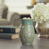 CANDLE WARMERS ETC. Midsize Illumination Fragrance Warmer, Green Leaf