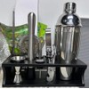 Cocktail Shaker Set Bartender Kit with Stand Bar Tool Bar